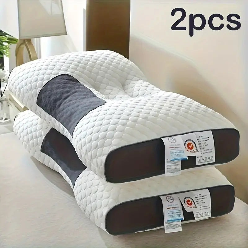 1/2 Stück Nackenkissen, ergonomisches Nackenkissen, Standard-Sofakissen für Nacken und Massage, orthopädisches Kissen für Seitenschläfer, Rücken- und Bauchlage