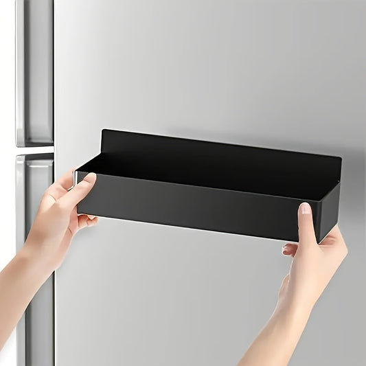 2 Stück große magnetische Kunststoff-Aufbewahrungskörbe-Schwerlastkapazität 3,63 kg, bohrfreie, klebstofffreie Montage