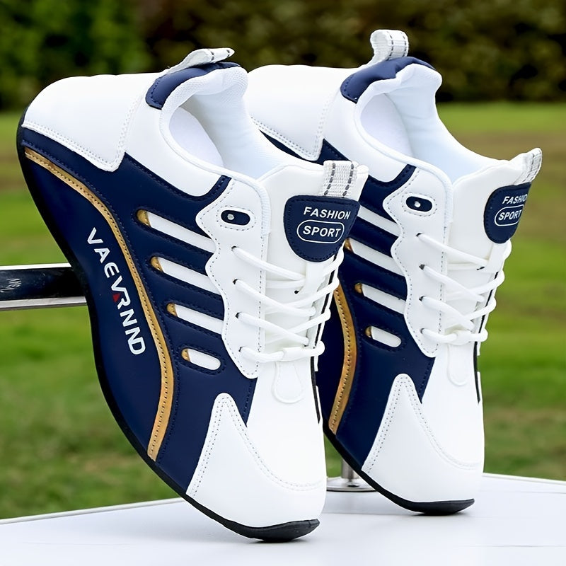 Herren Freizeitsneaker - Low-Top-Schnürschuhe mit atmungsaktivem Obermaterial, gepolstertem Komfort und langlebiger Profilsohle