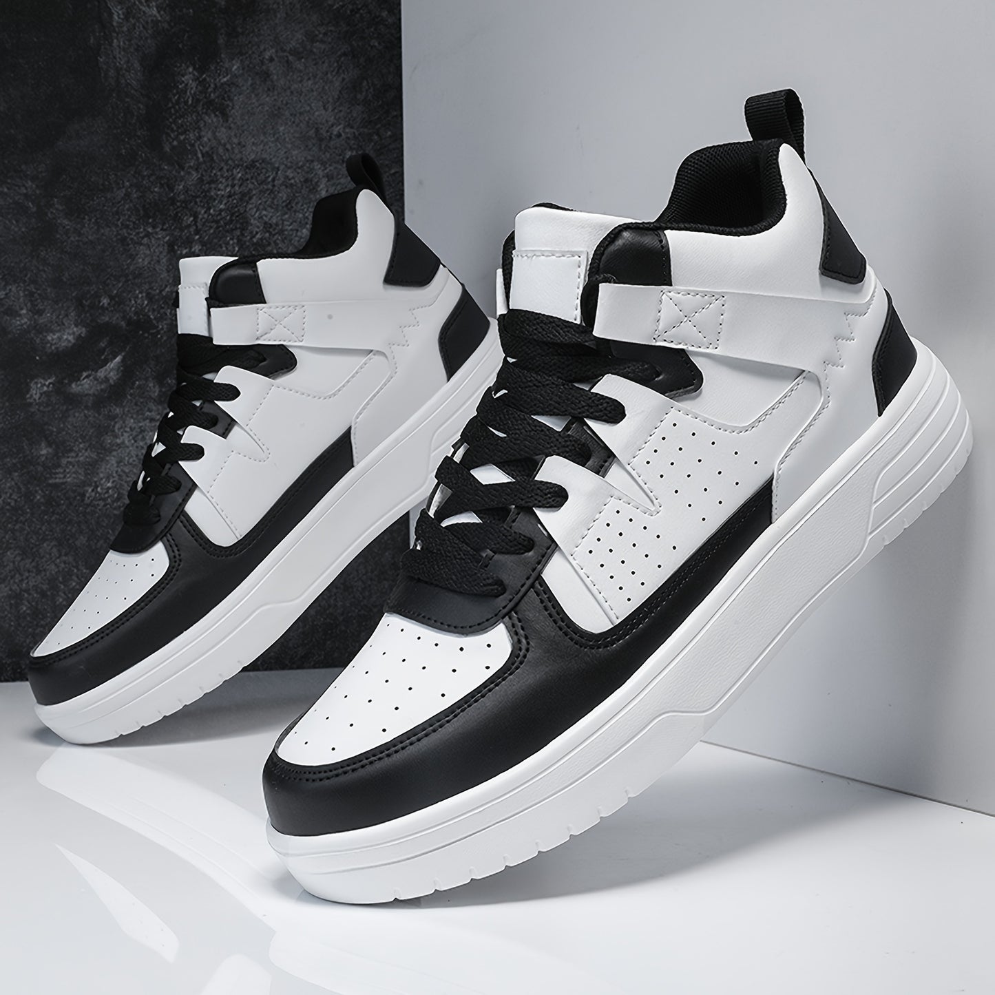 Herren High-Top Schnürsneaker - Robuste, leichte, stylische Freizeitsneaker