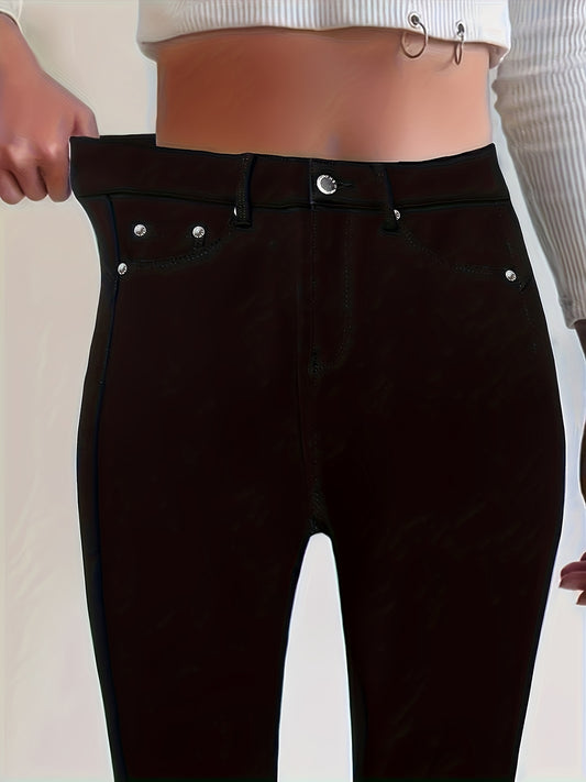 Damen Jeans schwarz in Übergrössen
