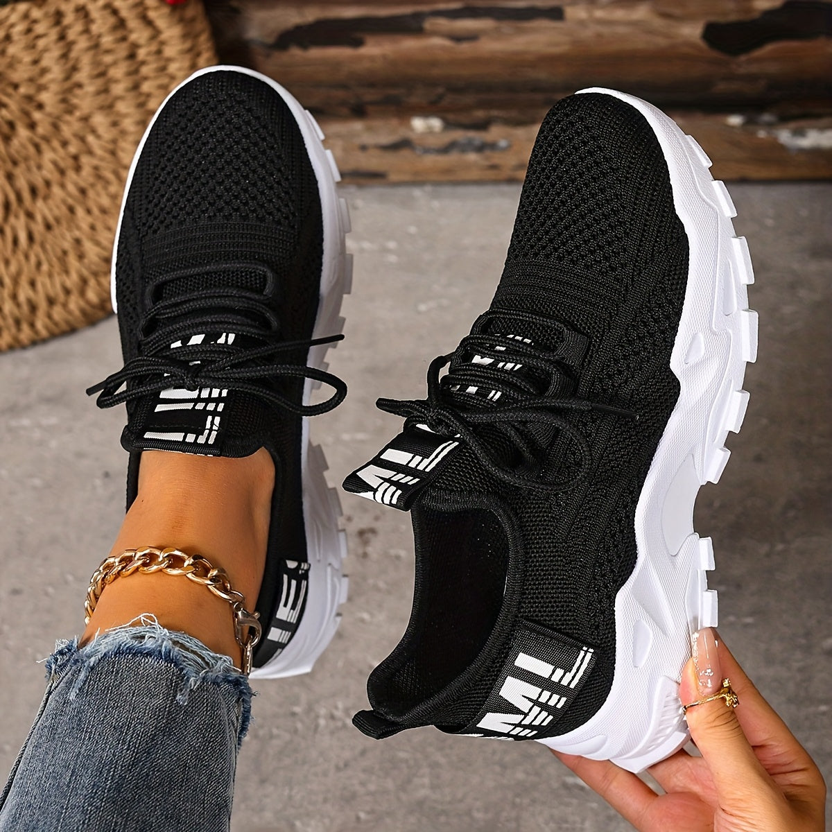 Modische Damen-Casual-Sneaker, atmungsaktive und bequeme Laufschuhe, weiche und komfortable Damenschuhe