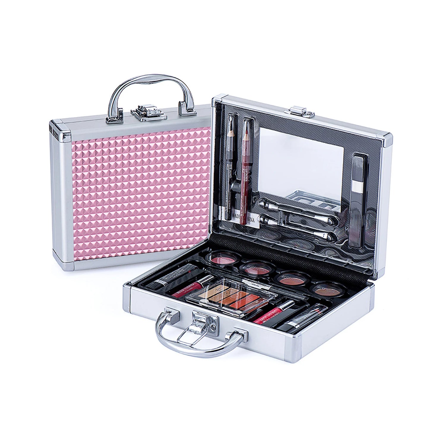 Make-up Starter-Set Professionelle Make-up Sets mit transparentem Etui Urlaub Schönheitsgeschenk-Set Starter-Kosmetik Vollständige Sets für Frauen