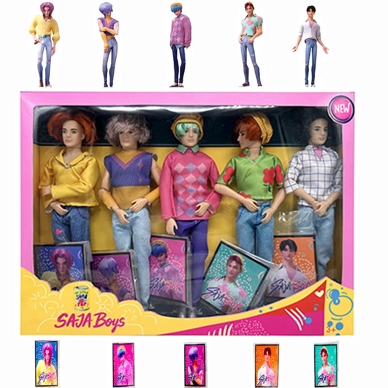 2026 K-Pop Demon Hunters Anime Sabe Boy Bösewicht Actionfigur Spielzeug für Mädchen Geburtstagsgeschenk Cartoon Sammelpuppe Actionfigur