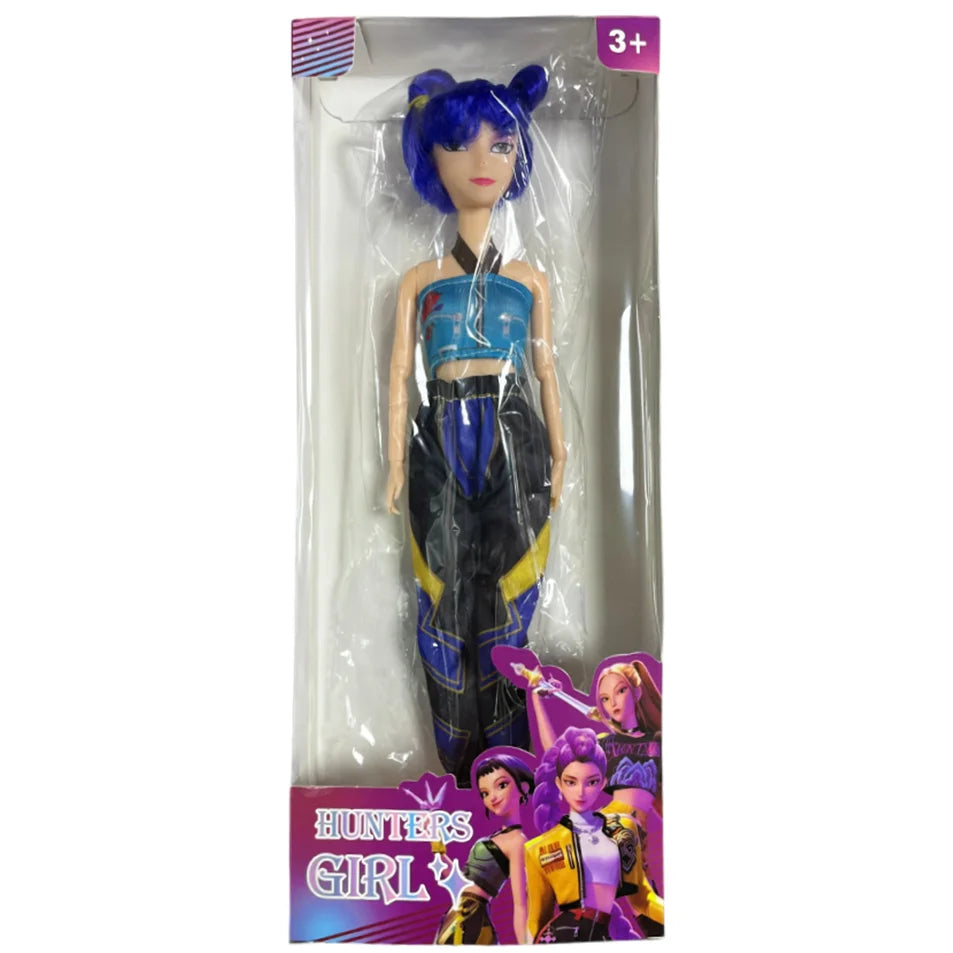 30cm K-Pop Dämonenjäger Anime Kpop Mädchen Gruppe Cartoon Rumi Zoey Mira Action-Figuren Vinyl-Figuren Modellpuppen Mädchen Weihnachtsgeschenk / Geburtstag