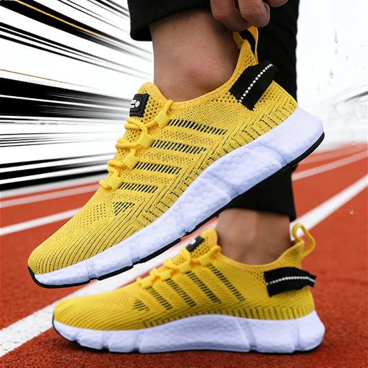 Herren Leichte Laufschuhe Minimalistische Sportliche Atmungsaktive Walking-Sneaker Athletische Jogging-Turnschuhe Outdoor-Fitness-Schuhe für Männer