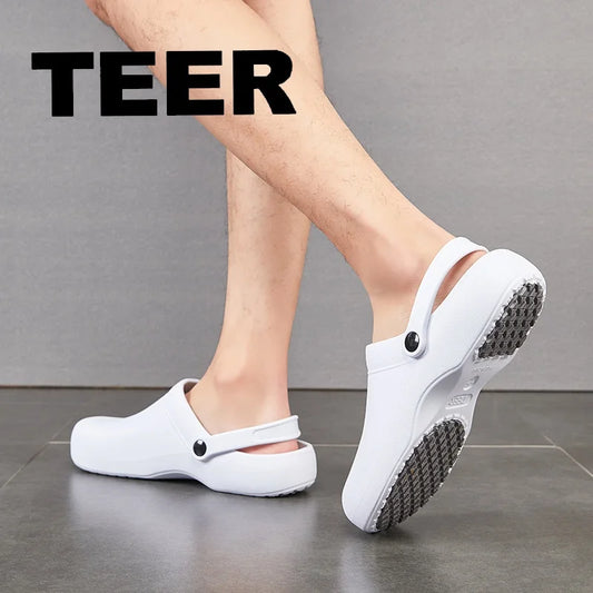 Professionelle chirurgische Schuhe Wasserdicht Ölbeständig Rutschfeste Krankenschwester-Schuhe Hotel-Spezial-Arbeitsschuhe Komfortables EVA-Material