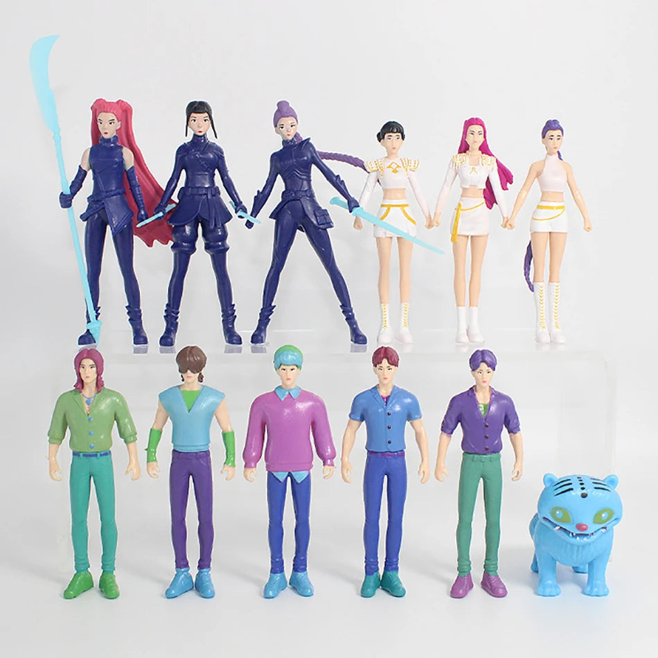 Heiß verkaufende Jägerin Anime-Figuren Spielzeug Süße PVC Rumi Mira Zoey Action-Figur Modellpuppen Kinder Geburtstag Dekoration Spielzeug Geschenke