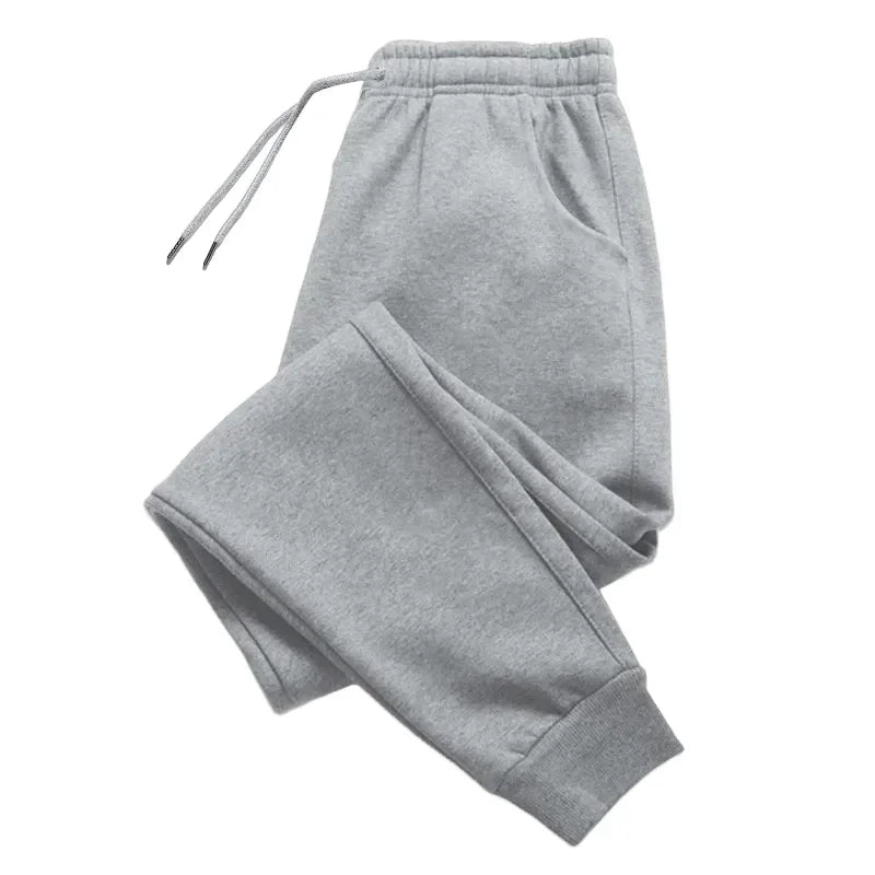Damen-Sweatpants in Uni-Farbe, ganzjährig tragbar, modische Freizeit-Jogginghose, trendige Haus- und Outdoorhose mit Kordelzug, bequem