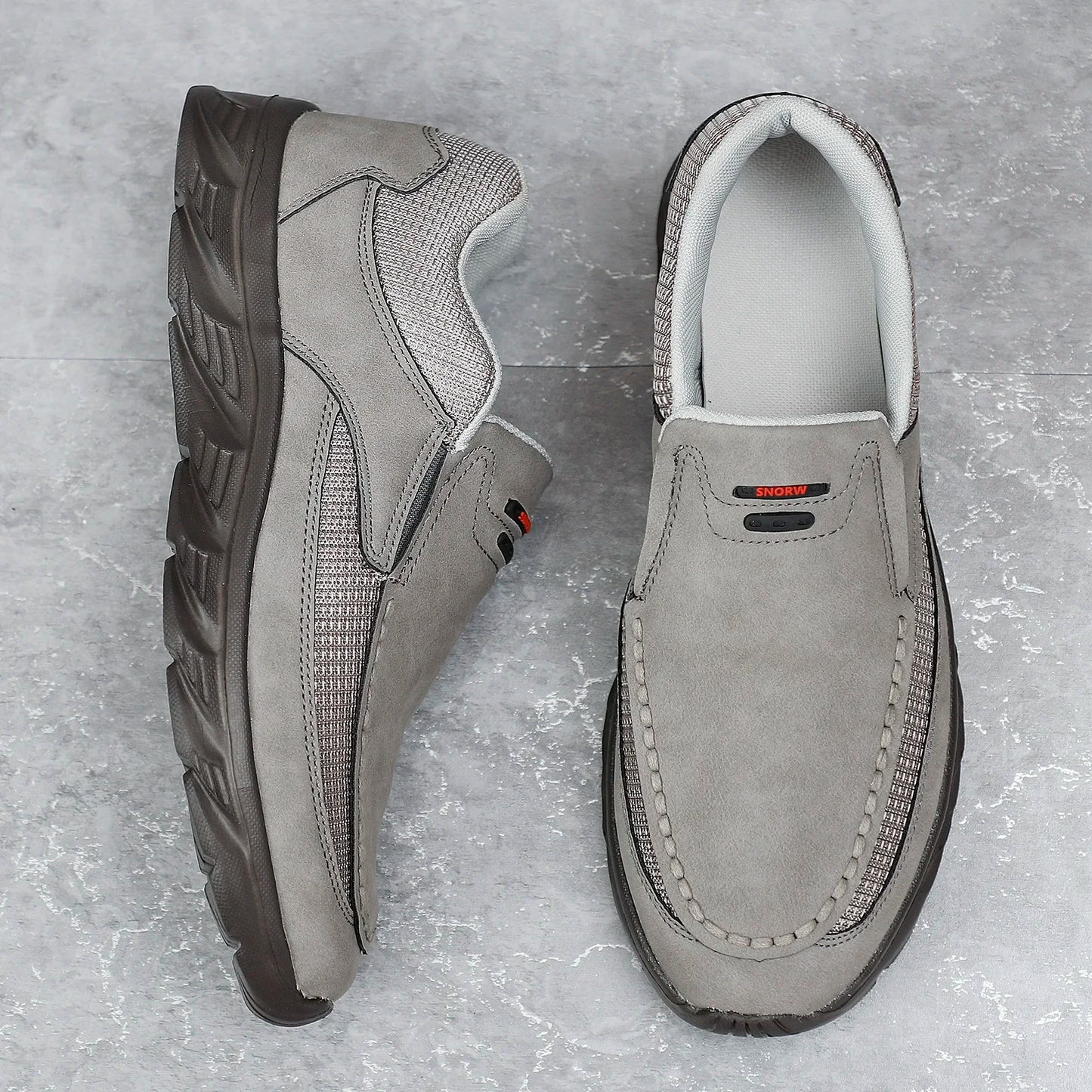 Herren Kunst-Lederschuhe Lässige Schuhe Atmungsaktive Loafers Herren Sneaker Neue Bequeme Lederschuhe Flache Schuhe Herren Sneaker