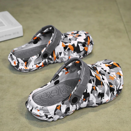 2026 Herren-Hauben-Clogs Hausschuhe Herren Gartenschuhe Für Herren Arch Support Slides Sommermode Strandschuhe Rutschfeste EVA-Hausschuhe