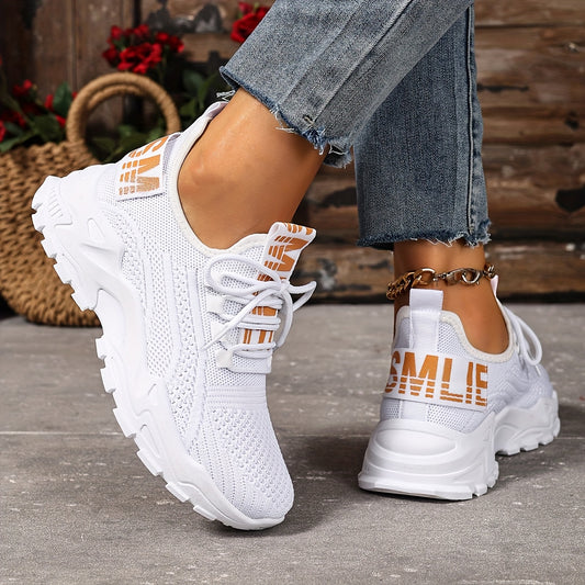 Modische Damen-Casual-Sneaker, atmungsaktive und bequeme Laufschuhe, weiche und komfortable Damenschuhe