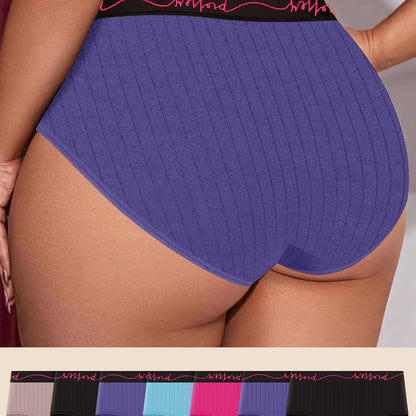 7-Stück Damen-Slips in grossen Größen , Elastisch