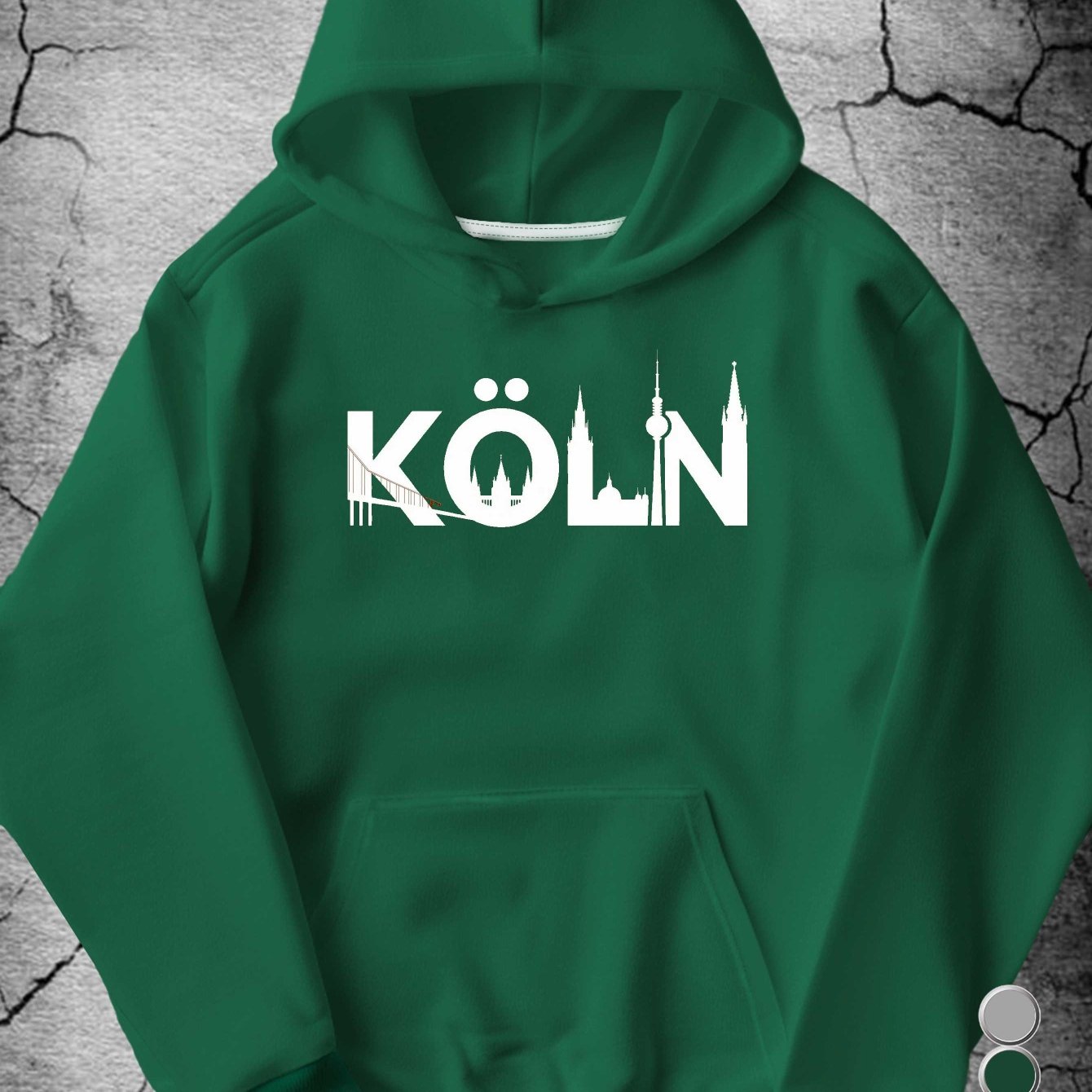 Köln Herren Kapuzenpullover