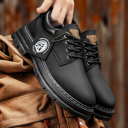 Herren Klassische Gelbe Oxfords  ,strapazierfähiger PVC-Sohle