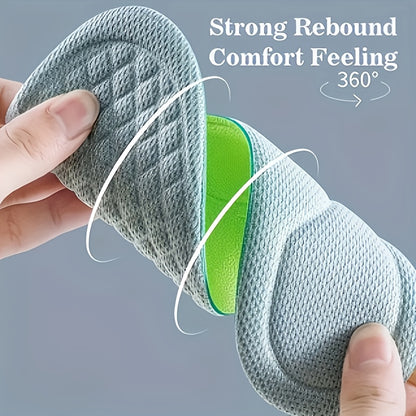 3 Paar Memory-Schaum-Einlegesohlen für flache und hohe Absätze, Laufschuhe , schweißabsorbierend , Fersenpolster, ergonomisches Schuhwerk