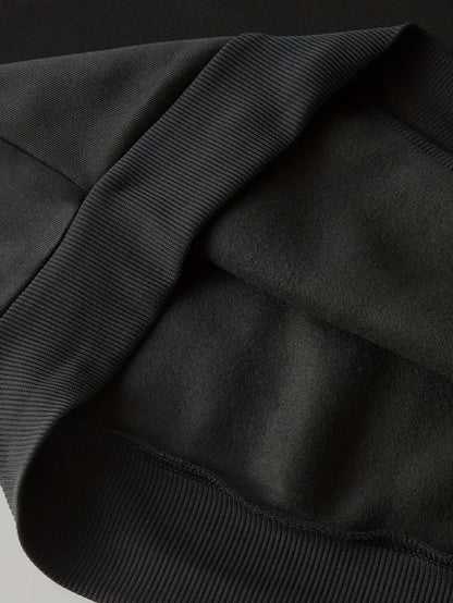 Große Größen  - Hoodie mit Totenkopf-Muster - Böse Alte Frau Druck