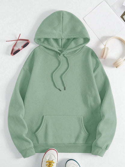 Große Größen  - Hoodie mit Totenkopf-Muster - Böse Alte Frau Druck