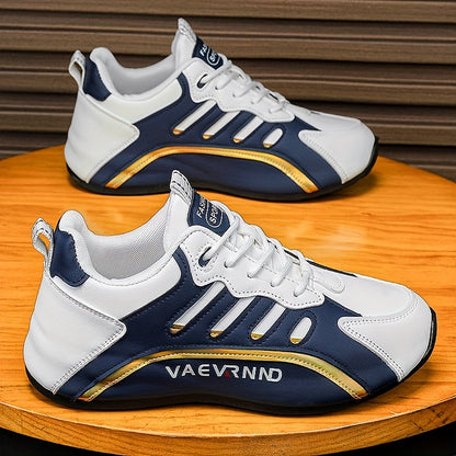 Herren Freizeitsneaker - Low-Top-Schnürschuhe mit atmungsaktivem Obermaterial, gepolstertem Komfort und langlebiger Profilsohle