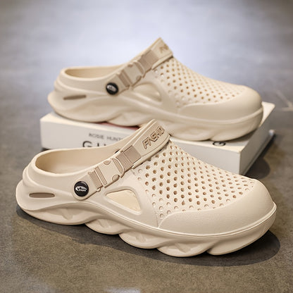Herren-Sommerschuhe mit geschlossenem Zeh, rutschfeste Gartenschuhe für den Außeneinsatz, vielseitige Strandsandalen