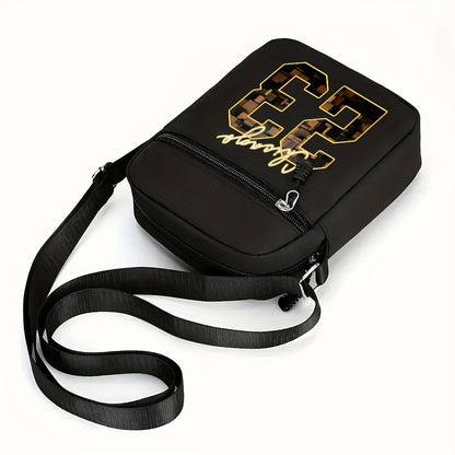2-teiliges Set: Chicago 23 Golden Print Baseballcap & Crossbody-Tasche