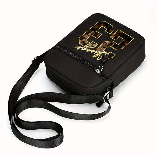 2-teiliges Set: Chicago 23 Golden Print Baseballcap & Crossbody-Tasche