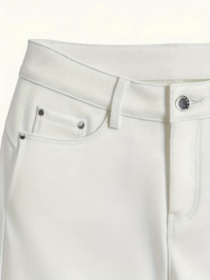 Weiße Damen-Jeans in Übergröße