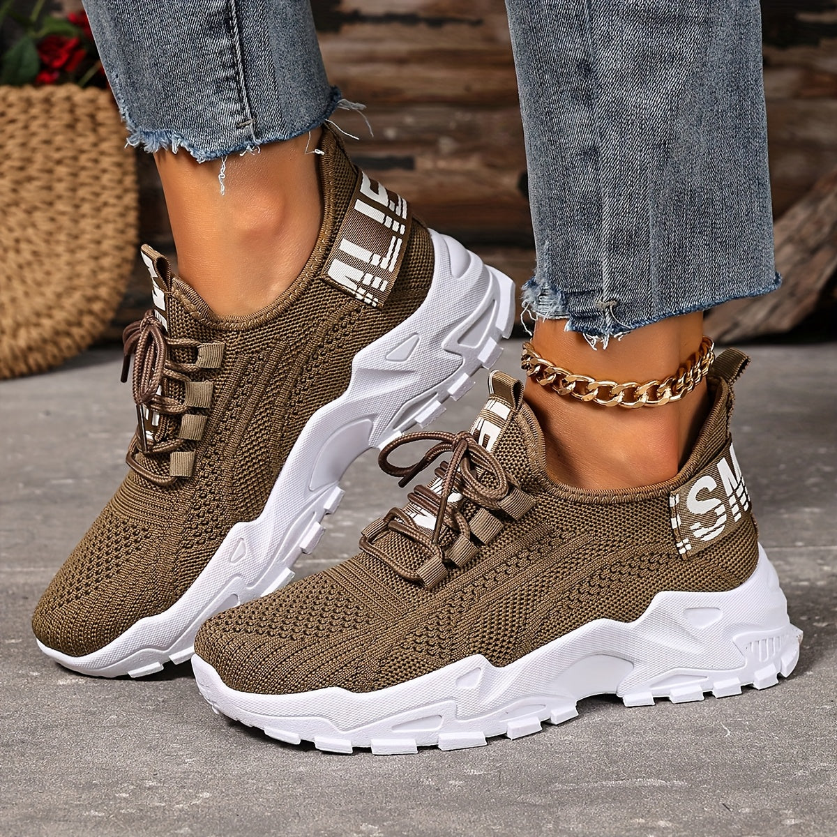 Modische Damen-Casual-Sneaker, atmungsaktive und bequeme Laufschuhe, weiche und komfortable Damenschuhe