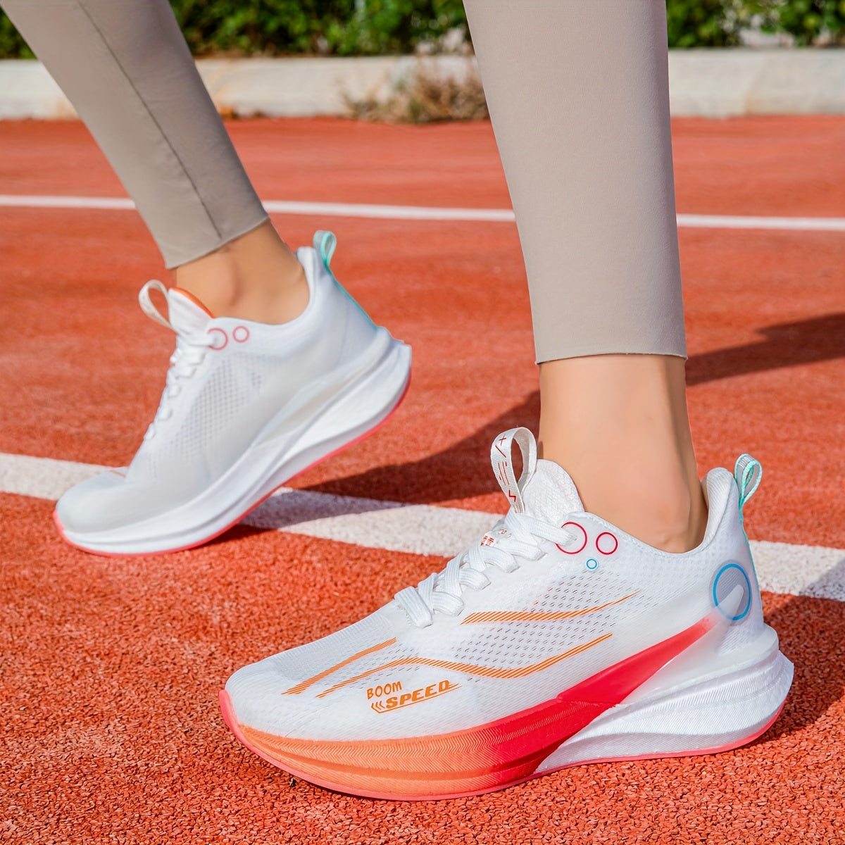 Damen-Casual-Schuhe mit atmungsaktiven Obermaterialien, leicht, bequem und verschleißfeste Carbonsohlen. Geeignet für den Alltag und Outdoor-Aktivitäten, Damenschuhe, Sneaker