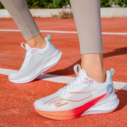 Damen-Casual-Schuhe mit atmungsaktiven Obermaterialien, leicht, bequem und verschleißfeste Carbonsohlen. Geeignet für den Alltag und Outdoor-Aktivitäten, Damenschuhe, Sneaker