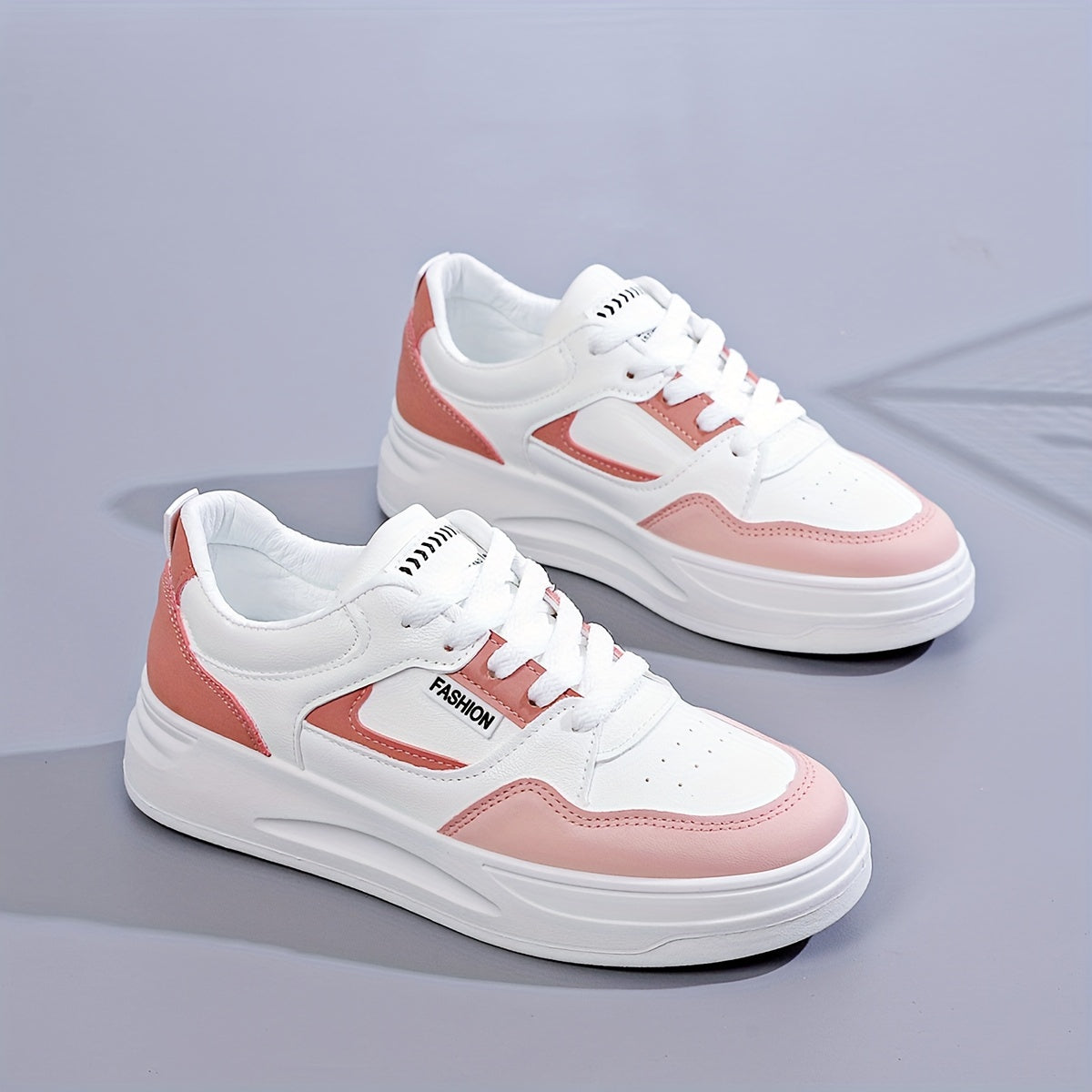 Leichte Sneaker für Damen, Low-Top Schnürplattform Freizeitschuhe, Damenmode Schuhe