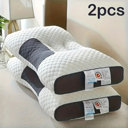 1/2 Stück Nackenkissen, ergonomisches Nackenkissen, Standard-Sofakissen für Nacken und Massage, orthopädisches Kissen für Seitenschläfer, Rücken- und Bauchlage