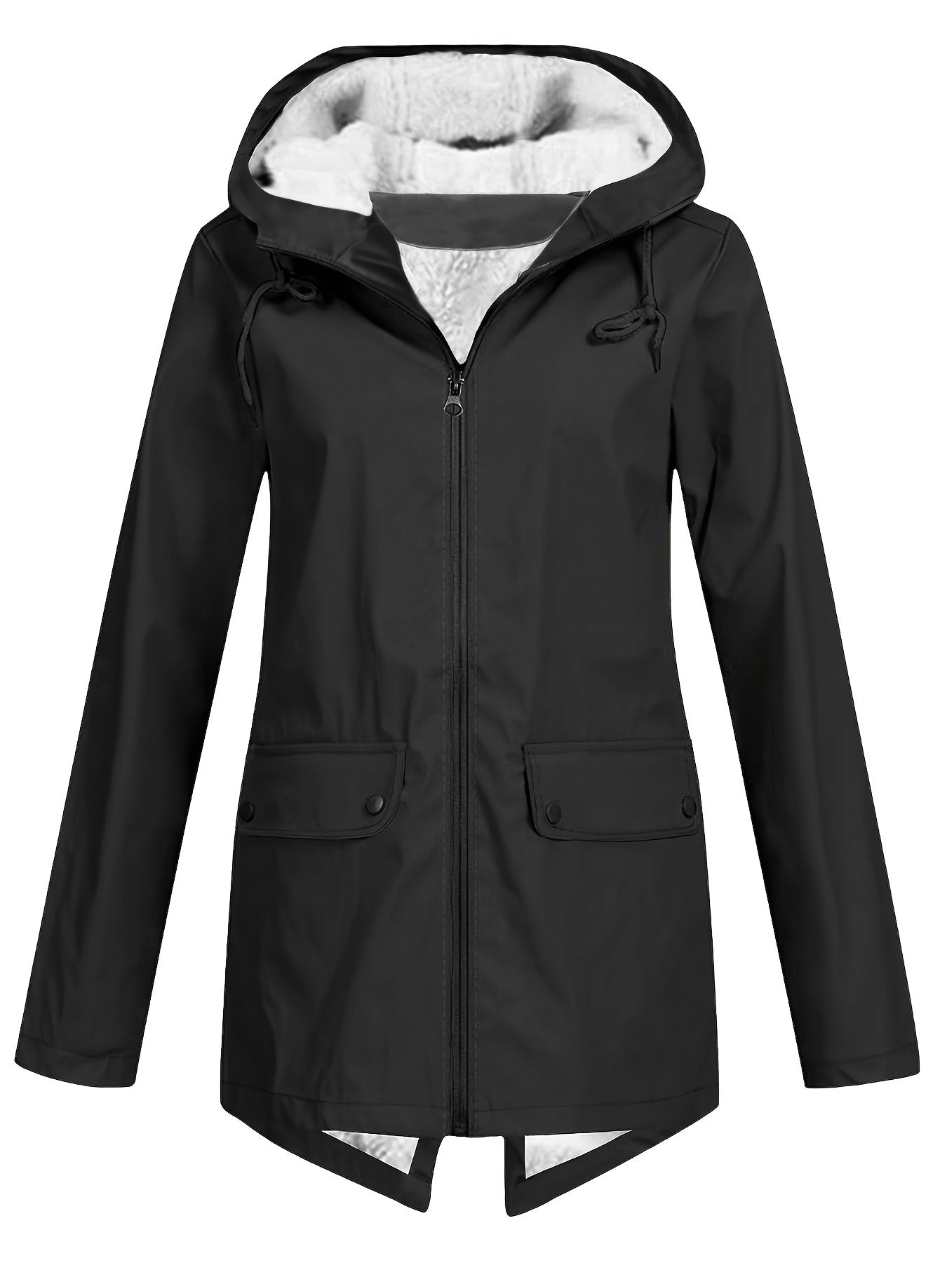 Damen Jacke , Herbst/Winter mit Kapuze, Grosse Größen