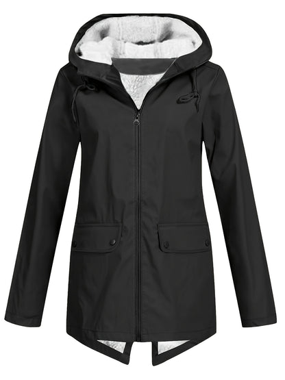 Damen Jacke , Herbst/Winter mit Kapuze, Grosse Größen