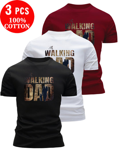 3er-Set Herren T-Shirts aus 100% Baumwolle