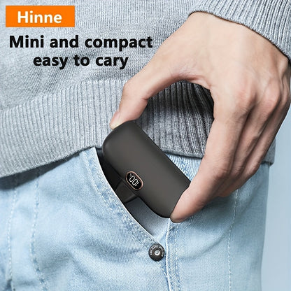 Hinne 5000mAh Mini Tragbares Ladegerät, ultrakompaktes Akku-Pack für unterwegs, Notstrom-Powerbank für das Telefon