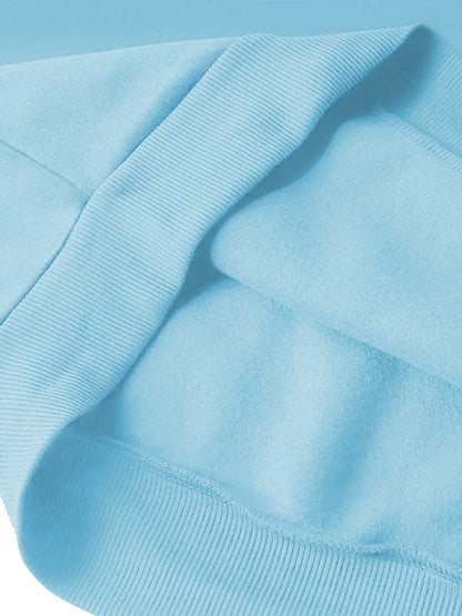 2-teiliges künstlerisches, elegantes Grafik-Slogan-gedrucktes Y2K-Stil neues Damen-Casual-Sport Set mit Rundhals-Pullover mit langen Ärmeln und Hose