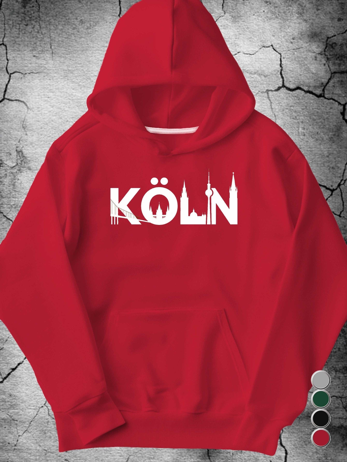 Köln Herren Kapuzenpullover