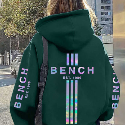 Plus-Size-Hoodie für Damen  lässige Langarmjacke für Herbst/Winter, maschinenwaschbar