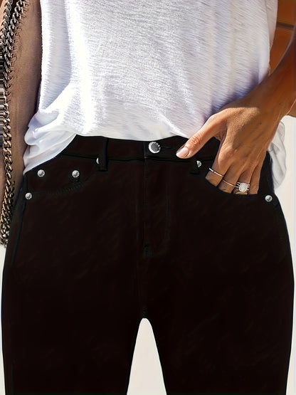Damen Jeans schwarz in Übergrössen