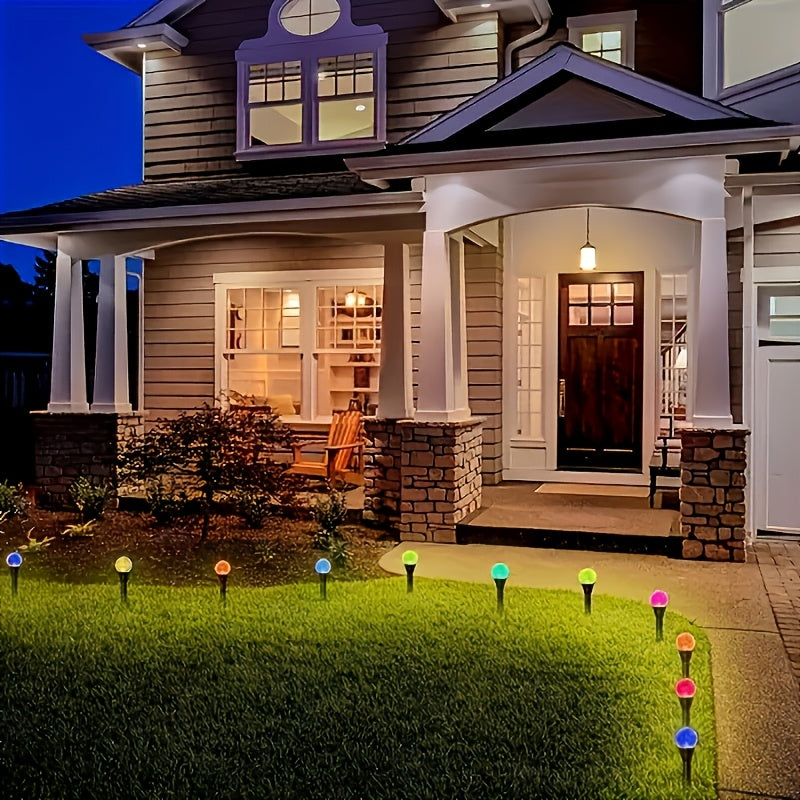 20 Stück Solar-Garten-Kristalllichter, Außen-Rasenlichter mit 8 Lichtmodi, automatische Abschaltung am Tag undNight-On for Summer, Camping, Christmas, Wedding, Party, Birthday Pathway Decorations