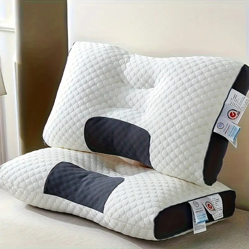 1/2 Stück Nackenkissen, ergonomisches Nackenkissen, Standard-Sofakissen für Nacken und Massage, orthopädisches Kissen für Seitenschläfer, Rücken- und Bauchlage