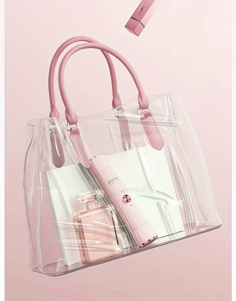 1 Stück Wiederaufladbarer Elektrorasierer mit Doppelkopf | 2-in-1 Kabelloser Unisex Nass- und Trocken-Body-Haarschneider sowie Gesichts-Epilierer, Pflegegeräte & Trimmer