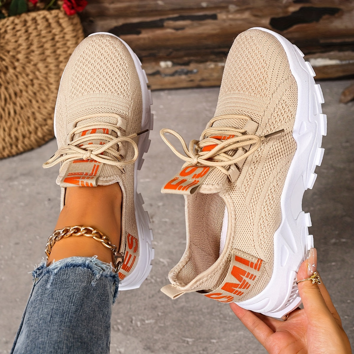 Modische Damen-Casual-Sneaker, atmungsaktive und bequeme Laufschuhe, weiche und komfortable Damenschuhe