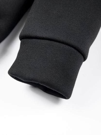 4er-Set Warmes Kapuzenpullover-Set, Herbst-Winter Freizeit Minimalistisches einfarbiges Langarm-Thermooberteil mit Kängurutasche und verstellbarer Kapuze mit Kordelzug