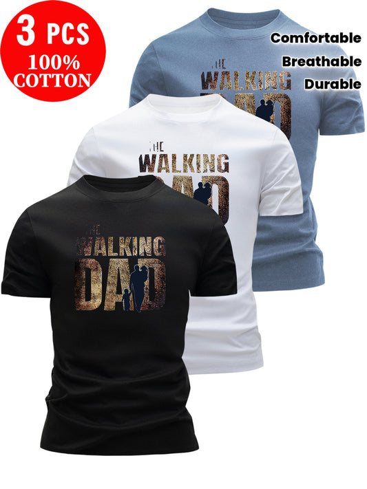 3er-Set Herren T-Shirts aus 100% Baumwolle