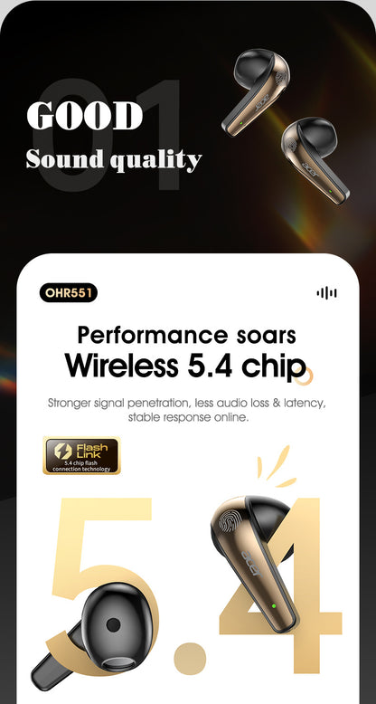 Acer True Wireless Stereo Ohrhörer | Geräuschunterdrückung bei Anrufen, Hi-Fi-Sound, leichtes Touchscreen-Design, extra lange Standby-Zeit, Sport- und Lauf-Ohrhörer,  stilvolles Aussehen