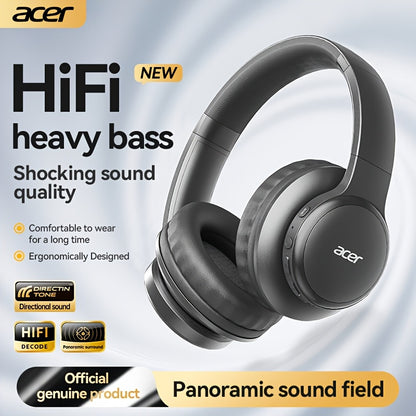 Aufgerüstete kabellose Over-Ear-Kopfhörer mit bassverstärktem Sound, leichtem klappbarem Design und integriertem Mikrofon. Inklusive 3,5-mm-Audiokabel