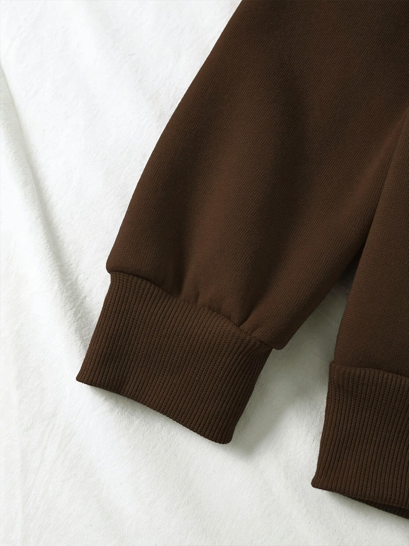 2 Teile SIX SEVEN Bedruckter Y2K-Stil Elegante Lässige Damen-Sportbekleidung | Fleece Pullover mit Rundhalsausschnitt und Langarm sowie Lange Hose Set