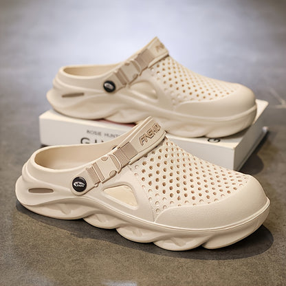 Herren-Sommerschuhe mit geschlossenem Zeh, rutschfeste Gartenschuhe für den Außeneinsatz, vielseitige Strandsandalen